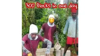 How to lay 300 Blocks for the day 🤔🇯🇲#1