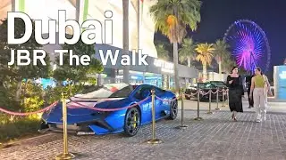 Dubai 4K🇦🇪 The Walk (JBR) Walking Tour