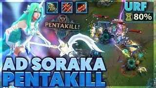 MY EDITOR TRIES TO BAIT ME | 80% CDR URF SORAKA PENTAKILL - BunnyFuFuu