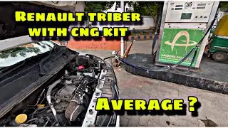 Renault triber | Renault triber with cng kit | cng average | cng performance and actual average