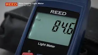 Measure ambient light levels with the R8100SD Data Logging Light Meter