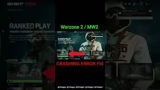 *FIX* Warzone 2/Modern Warfare 2 Infinite Crash Error | Cant play any games