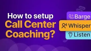 How to SET UP Call Center Coaching in KrispCall?
