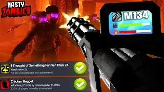 HOW MANY ACHIEVEMENTS CAN I EARN IN 1 GAME? (Nasty Zombies)