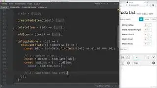 043 setState  редактирование элементов