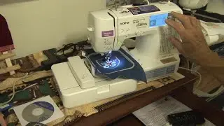 Brother PB6800 Combo machine button hole sewing.