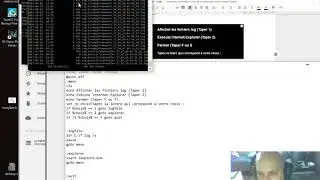 Création d'un batch file menu