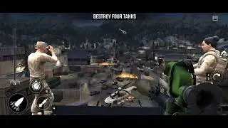 War Sniper Z13 Mission 14 Red Mist Destroy Four Tanks