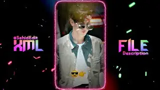 CHASHMA LAGAO NA SIR🥵NEW TREND XML FILE 😈ATTITUDE XML FILE⚡😎New trending hindi xml for alight motion