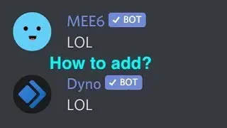 How to add MEE6 bot and Dyno bot in your Discord Server?