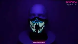LED RAVE Mask - Flashing to sound (www.cool-mania.com)