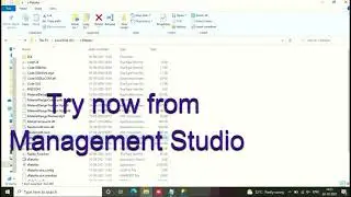 Operating system error code 5 Access is denied in SQL server 2019