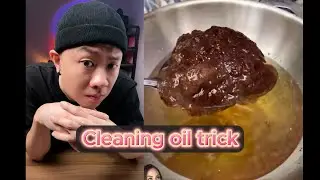 Cleaning oil trick ? #dthacks92 #hack #lifehacks #tips #experiment #ideas #tricks