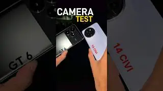 Xiaomi 14 Civi vs Realme GT6 Camera Test low light 🔥