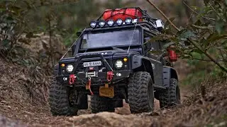 1/10 Scale RC Car Traxxas TRX4 Defender D110 With engine sound
