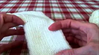 Easy Knitted  Fingerless Gloves Knit Along - Part 1