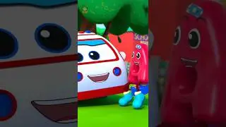 Five Little Alphabets #shorts #numberssong #abcd #counting