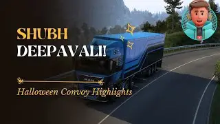Shubh Deepavali | Halloween Convoy Highlights! | #ITVTC #ETS2 #Deepavali