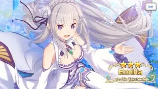 [Priconne] Re-zero Collab!! - Emillia Banner Pulls!!!