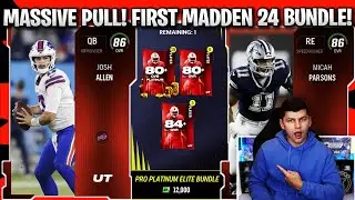 MASSIVE PULL! MY FIRST MADDEN 24 BUNDLE! 15X PRO PLATINUM BUNDLE!