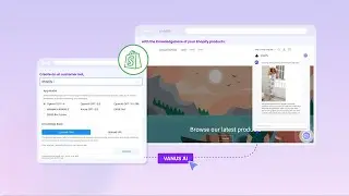 Create An AI in Shopify store - Vanus AI