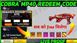 COBRA MP40 REDEEM CODE FOR TODAY NOVEMBER 13 | FF REWARDS REDEEM CODE | FF REDEEM CODE TODAY | MP40