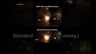 Dark knight IMAX comparison #imax #nolan #darkknight