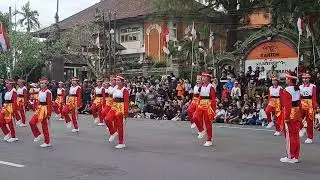 Gerak Jalan Putri SMK Negeri 1 Negara