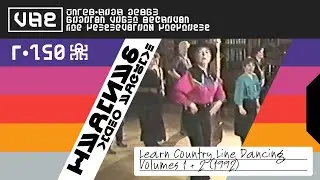 VHS: Learn Country Line Dancing, Vol 1 & 2 (1992)