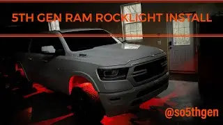 2019+ 1500 5th Gen Ram Installing Rock Lights from MIC TUNING made Easy
