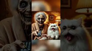 The kitten dug up the grave and the dead grandmother came back to life  But   !🐈💫👵#story #cat