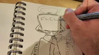 FLCL TV doodling / Ride on shooting star