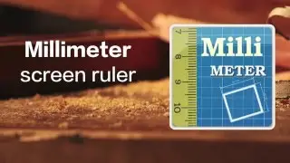 How to measure TPI (threads per inch) with "Millimeter -screen ruler" App