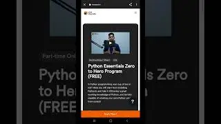 Python Free Certificate Course 