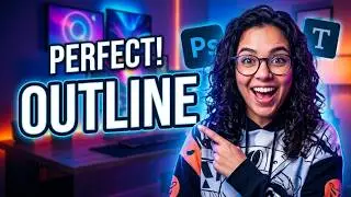 How to Create Text Outlines in Photoshop (Step-by-Step Tutorial)