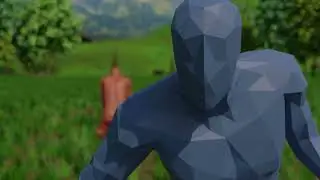My First Fight Scene Made in Blender