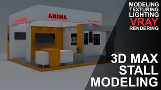 Tutorial on Modeling,texturing and lighting a Exhibition stall in 3dsmax using Vray  Part 3