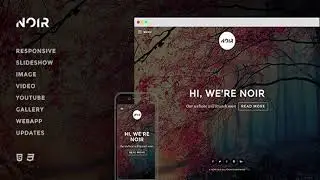 Noir - Coming Soon Template | Themeforest Website Templates and Themes