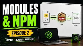 Modules & npm Explained: Many Packages, One Command | Node.js Zero to Production #2