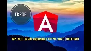 Type 'null' is not assignable to type 'any[] | undefined'. - Angular 12
