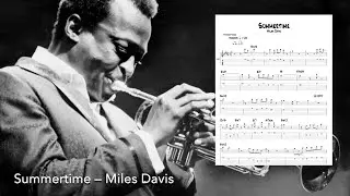 Summertime - Miles Davis (Transcription)