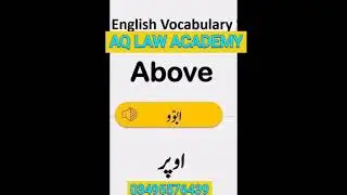 English vocabulary