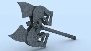 Axe modeling in 3ds max part 2
