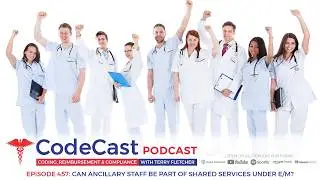 Can ancillary staff be part of shared services under E/M?