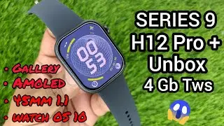 H12 Pro Plus Smartwatch | H12 Pro+ Smartwatch | H12 Pro Plus Full Review | H12 Pro Plus 4gb Amoled
