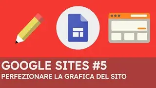 Google Sites #5 - Perfezionare la grafica del sito