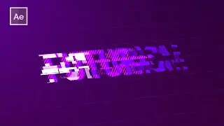 AFTER EFFECT - TUTORIAL MEMBUAT MODERN GLITCH TEXT EFFECT.