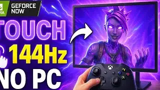 EX GEFORCE NOW TOUCH ON PC 144hz - Fortnite Highlights