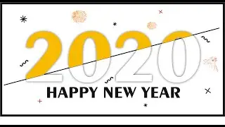happy new year 2019 | coreldraw tutorial 2020