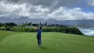 Princeville Makai Golf Club 7th Hole Tee Shot